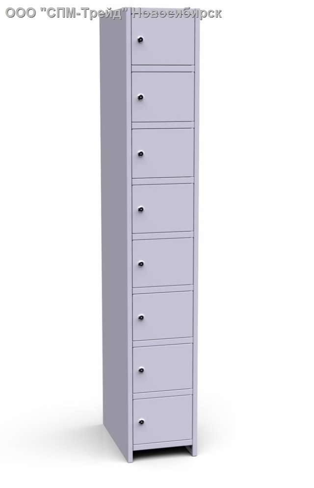 Шкаф депозитный металлический на 8 ячеек ШР-18L300 (основная секция) 